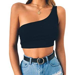 Bingerlily Women's Sexy Sleeveless Crop Top New